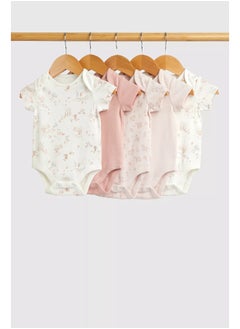mothercare أول مجموعة من بدلات الجسم قصيرة الأكمام - عبوة من 5 قطع  - Image 1