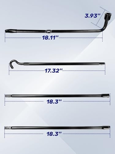 Xongjojo F150 Heavy Duty Spare Tire Tool Kit with Spare Tire Jack Handle and Wheel Lug Wrench Compatible with 2004-2018 F150 Spare Tire Removal Tool Kit - Image 2
