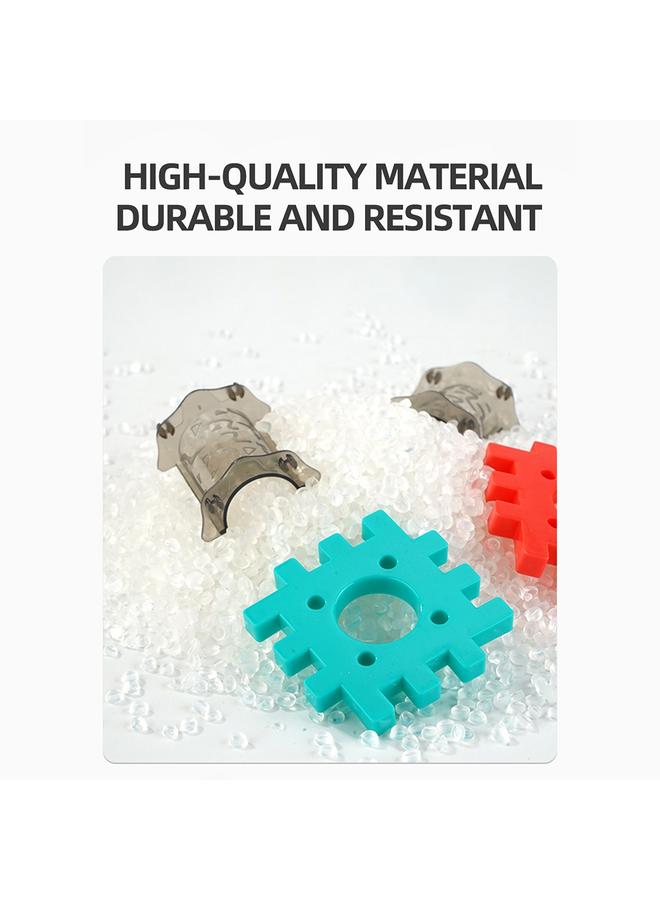 الأزرق جي دبليو التجارة الخارجية المنزلق كروي خرطوب نوافذ مكعبات اللبنات الأساسية للأطفال في رياض الأطفال ألعاب الألغاز والهدايا - Image 4