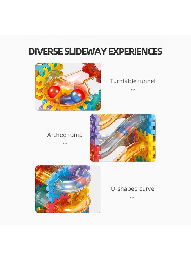 الأزرق جي دبليو التجارة الخارجية المنزلق كروي خرطوب نوافذ مكعبات اللبنات الأساسية للأطفال في رياض الأطفال ألعاب الألغاز والهدايا - Image 3