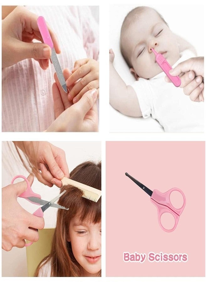Mantravib Newborn Baby Grooming Kit Essentials Set with Comb Hair Nail Cutter Finger Brush Infant Care Products Gift for New Born Combo – 10 Pcs Care Set with Nail Clipper, Nose Cleaner, Comb, Brush Anti-Slip Cotton Knee Pads for Crawling Babies – Boys & Girls (Multicolor) - Image 5