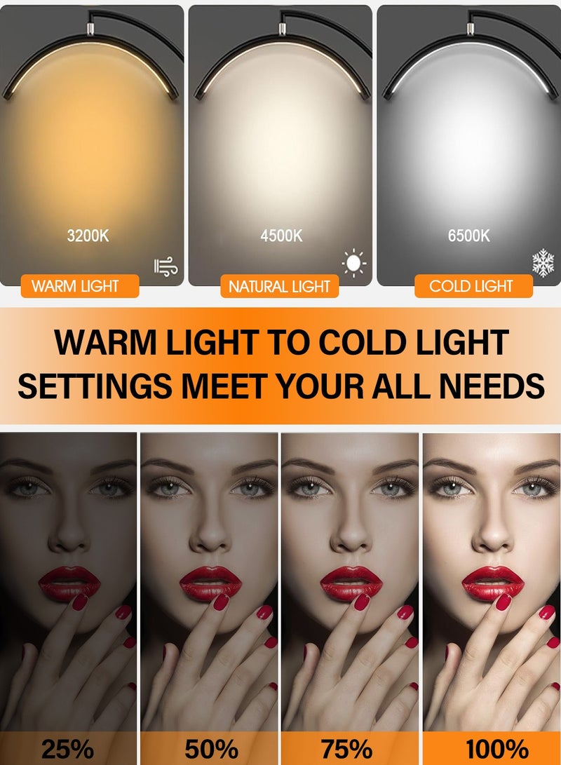 ميشيدا مصباح أظافر LED بتصميم نصف القمر مع إمكانية تعديل الارتفاع - ضوء للرموش والعناية بالبشرة للمحترفين - Image 3