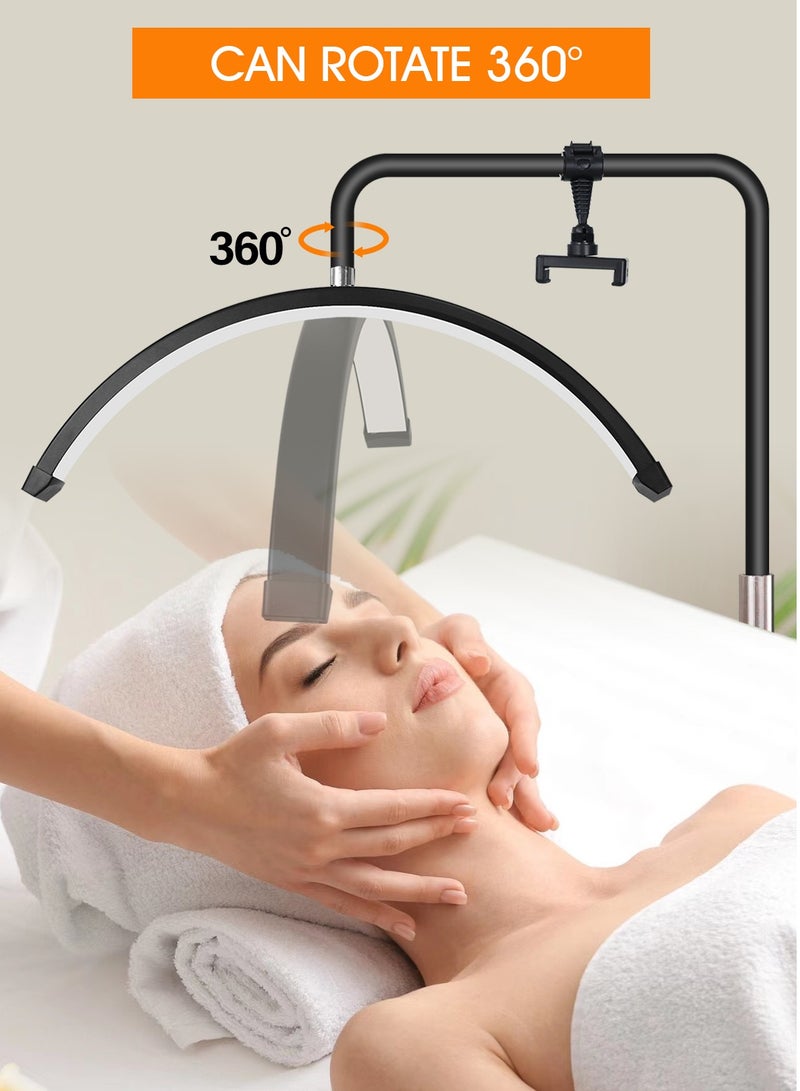 ميشيدا مصباح أظافر LED بتصميم نصف القمر مع إمكانية تعديل الارتفاع - ضوء للرموش والعناية بالبشرة للمحترفين - Image 2