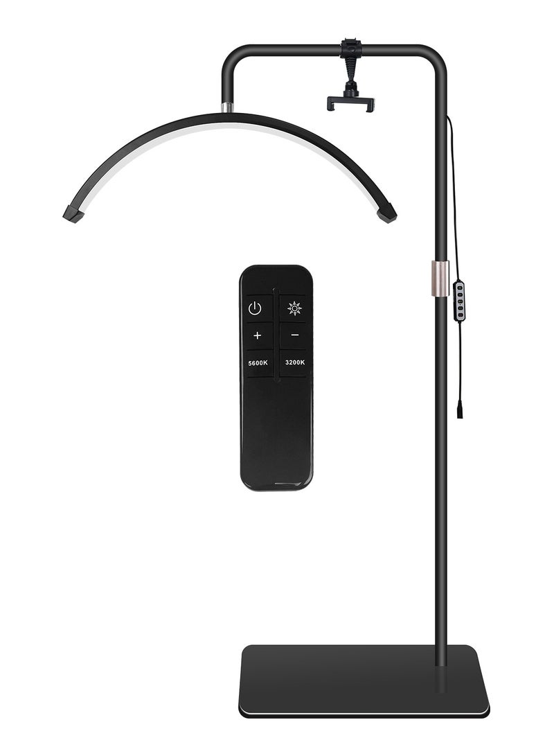 ميشيدا مصباح أظافر LED بتصميم نصف القمر مع إمكانية تعديل الارتفاع - ضوء للرموش والعناية بالبشرة للمحترفين - Image 1