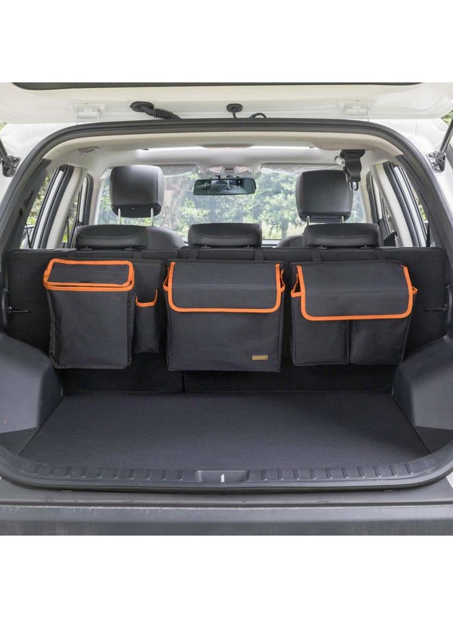 MARKSIGN Deluxe Trunk and Backseat Organizer for Medium or large size SUVs & RVs, Detachable Storage Modules with Built-in Cooler - Image 1