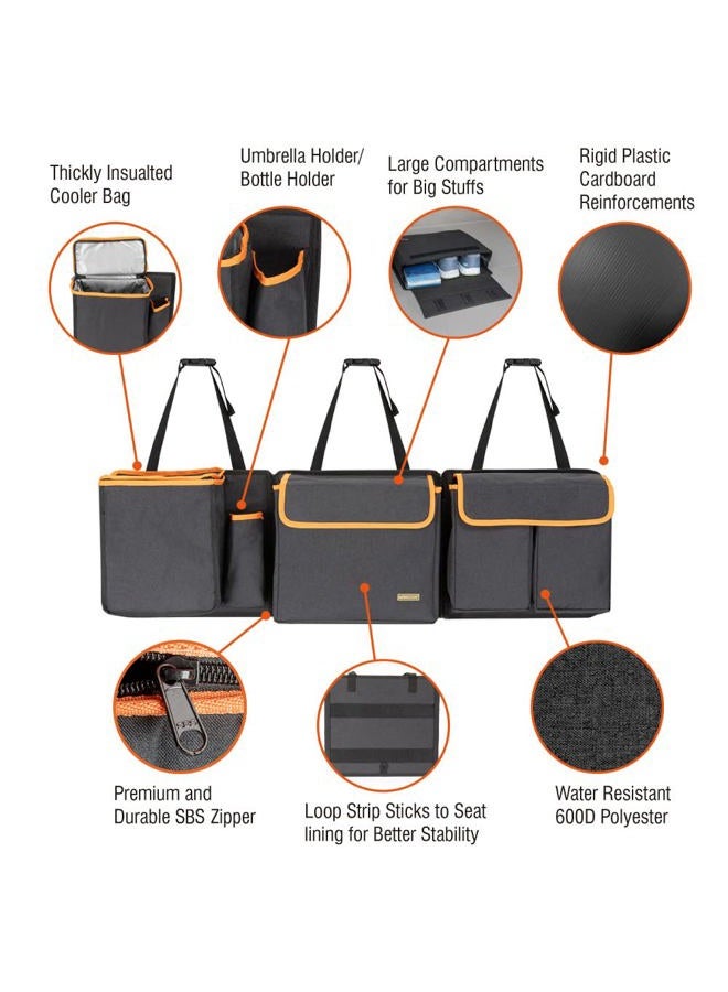 MARKSIGN Deluxe Trunk and Backseat Organizer for Medium or large size SUVs & RVs, Detachable Storage Modules with Built-in Cooler - Image 3