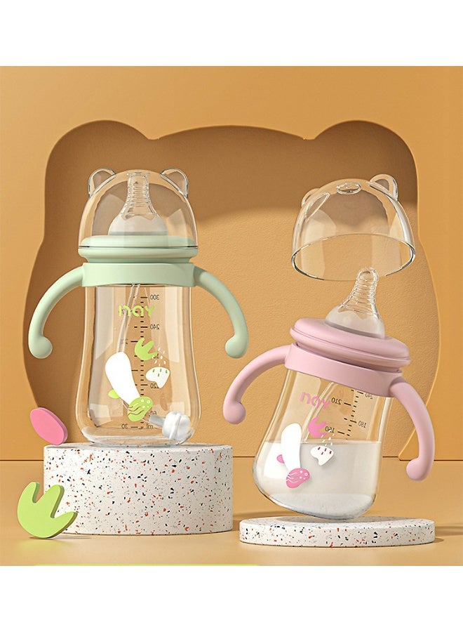 Nariele Two Sets Baby Bottles Handles to Prevent Bloating Falling