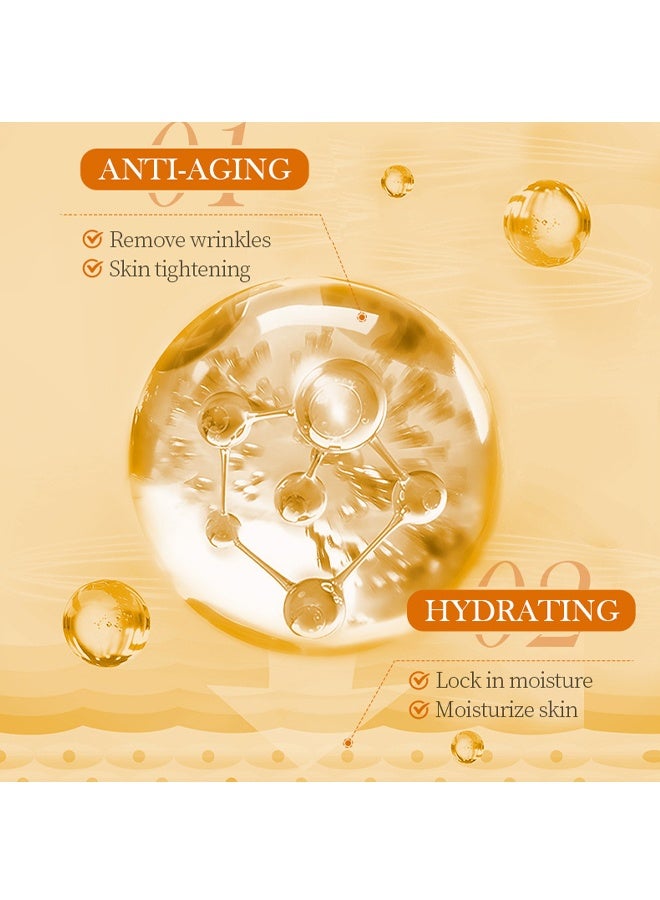 BIOAQUA Vitamin C  Potent Nourish Skin White Plain Makeup Cream，White Facial CreamFace Moisturizing Creamy Orange Extract Skincare 50g - Image 3