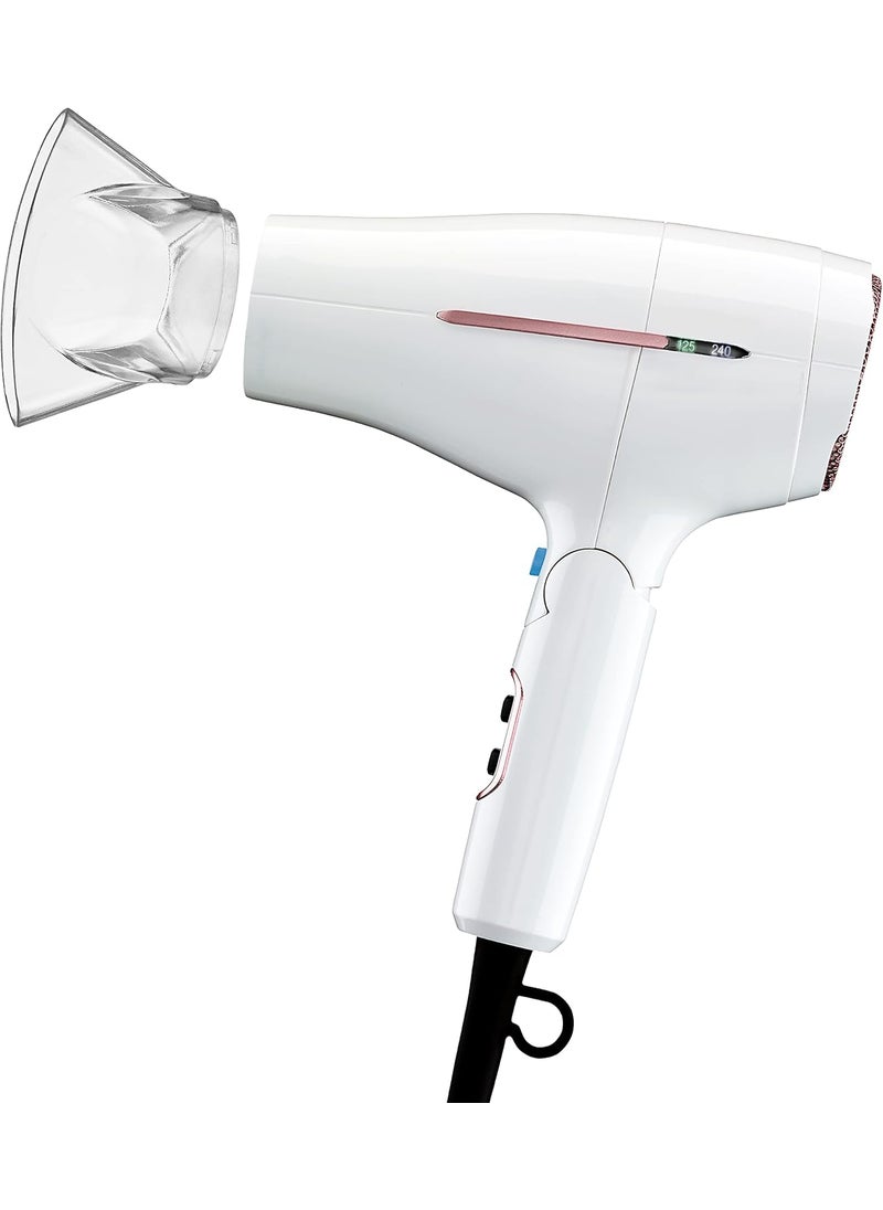 CONAIR Conair Hair Dryer Worldwide Travel Hair Dryer with Smart Voltage Technology and Folding Handle Includes Concentrator  - Image 1