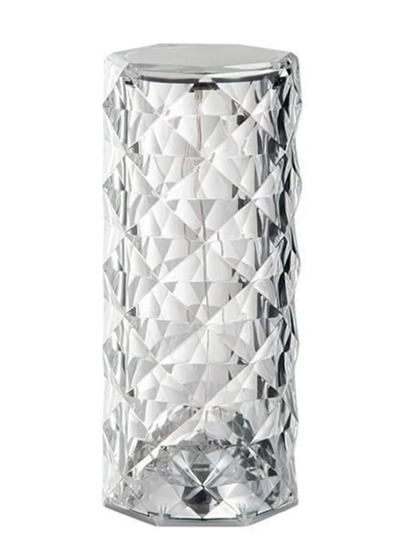 Raxoom Diamond Crystal Desk Lamp, Creative Spain Romantic Rose Multicolour Touch Remote Control LED Lamp - Image 1