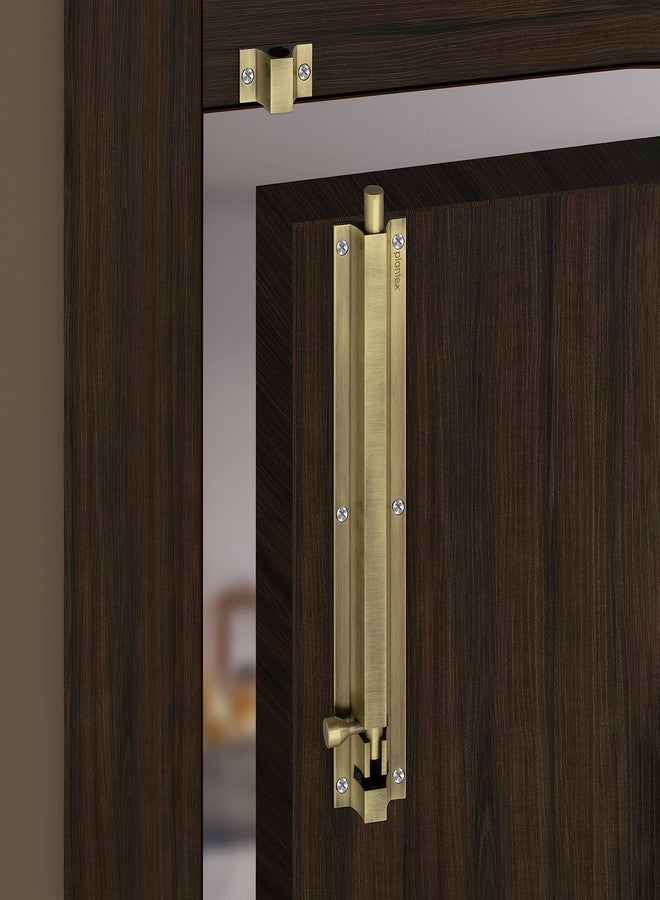Plantex Stainless Steel Tower Bolt/Tower Bolt for Home,Offices Doors and Windows/Tower Bolt for Main Door/Door Latch/Kundi/Chitakini/Door Latch for Windows - Pack of 2 (Brass Finish, 12 inch) - Image 5