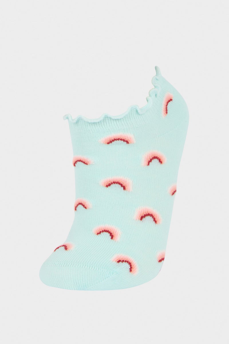 DeFacto Multicolour Girl Girl 5 Piece Short Socks Casual - Image 2