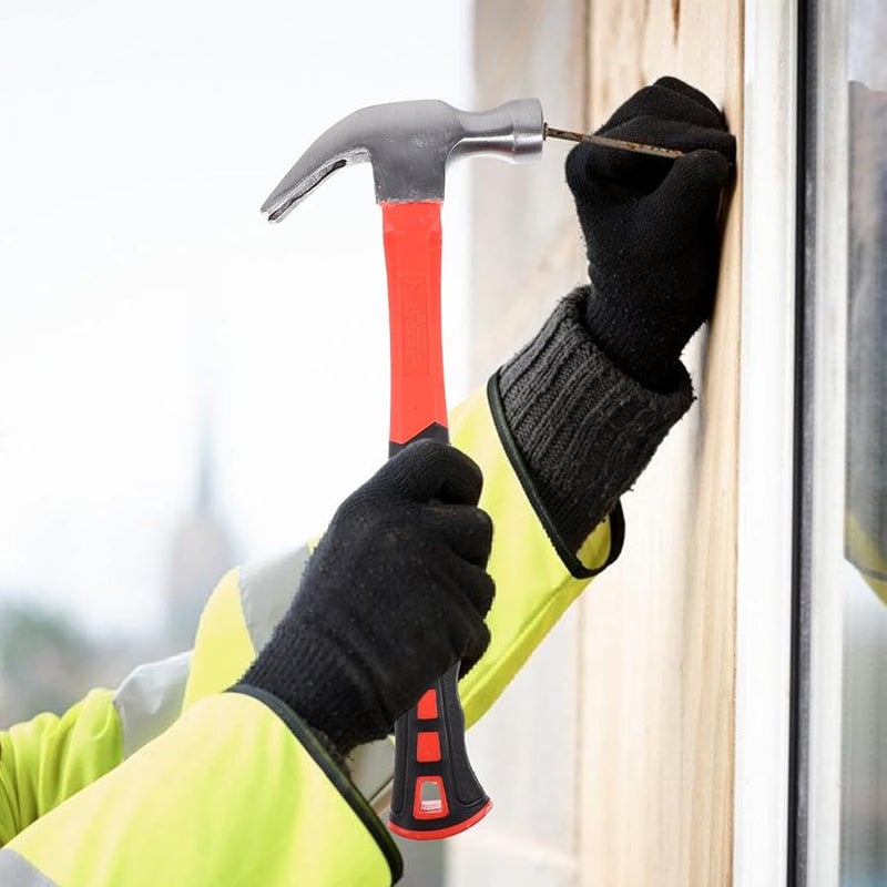 Forged Steel Magnetic Claw Hammer with Non Slip Handle for Electricians and Hardware Assembly - Image 5