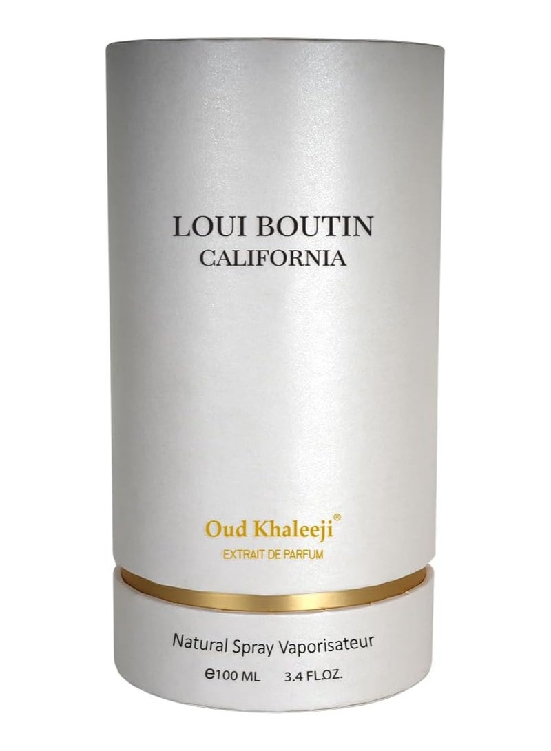 Oud Khaleeji Loui Boutin California 100ML Eau de Parfum – Long Lasting Citrus Sweet Perfume for Men & Women – Fresh Fruity Fragrance with Musk, Amber & Pear - Image 3
