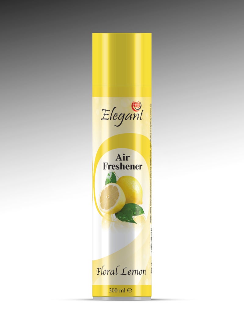 Elegant Floral Lemon Air Freshener Spray 300ML Pack of 3 - Image 2