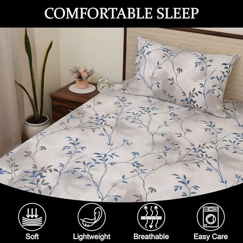 Bhoomi Impex Natural Nature Double Bed Bedsheet Set - Soft & Breathable Microfiber, Wrinkle-Free & Skin-Friendly, Includes 2 Pillow Covers, Ideal for Daily Use & Gifting - Image 5