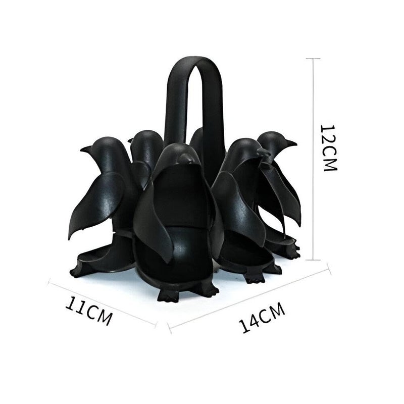 Kitchen Storage - Cute Penguin-Shaped Egg Holder for Boiled Eggs, 3-in-1 Rotating Organizer, Food Prep, and Cooking Convenience for Modern Kitchens - Image 2