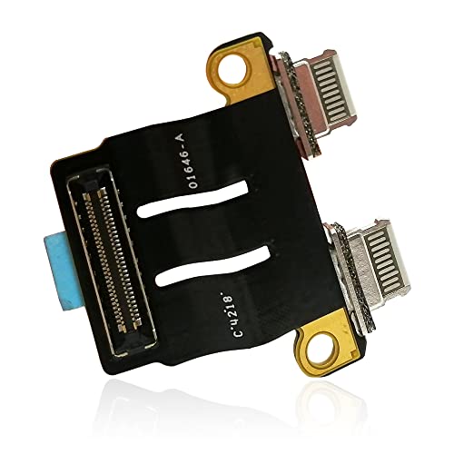 Nockchawon DC Power Jack I/O USB-C Board Flex Cable Replacement for MacBook Pro 13" 15" 16" A1989 A1990 A2141 A2159 A2251 A2289 A2338 820-01646-02,01646-A,820-01161-04（Mid 2018-2020） - Image 4