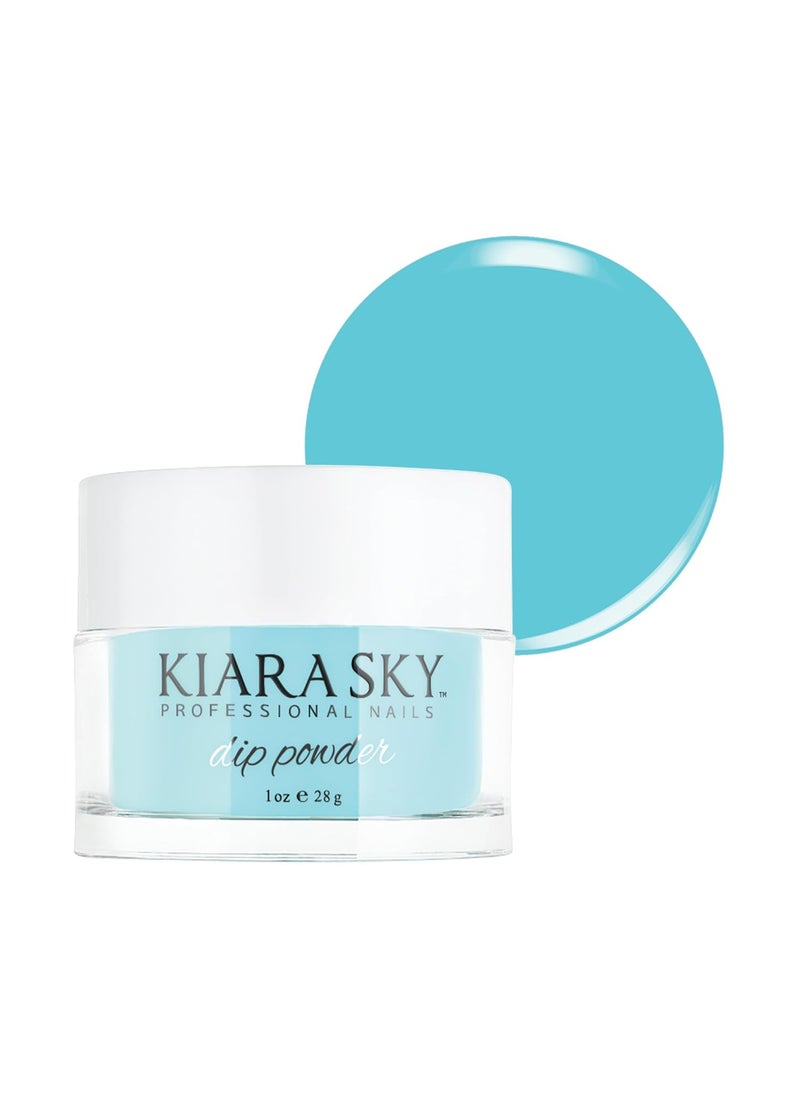 KIARA SKY - Kiara Sky Long Lasting Nail Dip Powder Blue Tones 1 oz, Gimme A Beat - Image 1