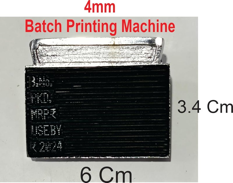 ACGL NUMEX (4MM) Self Inking Heavyduty Batch Coding (Printing) Machine/Mini Printer -Letter Size (A27) (4MM) - Image 4