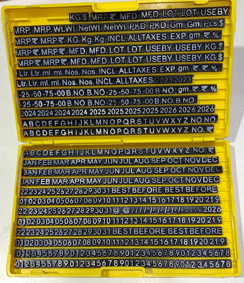 ACGL NUMEX (4MM) Self Inking Heavyduty Batch Coding (Printing) Machine/Mini Printer -Letter Size (A27) (4MM) - Image 2