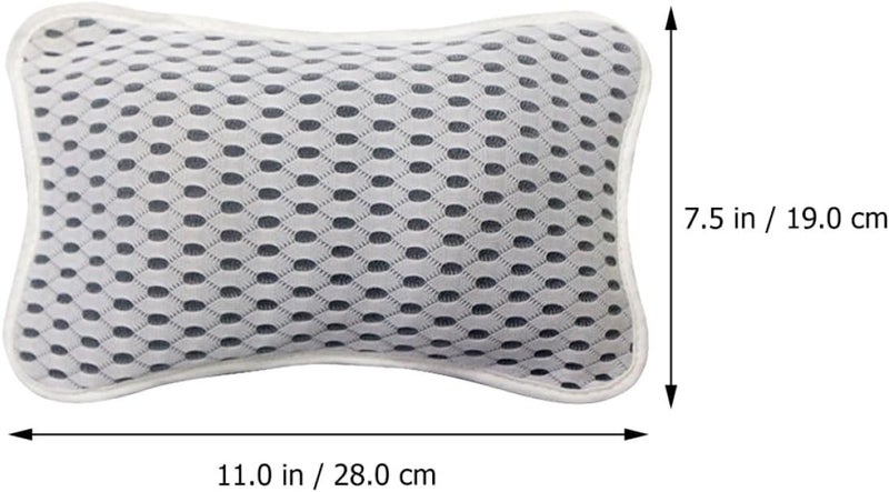 [Huge price cut] 3D Mesh Bath Pillow with Suction Cups Tub Neck and Back Support Bath Headrest for Relaxing Practical daily solution Multi-price design picks Permanent & temporary usable Versatile application Reduce daily hassle Integrated local logistics Economical varied design options Multi-scene application Multi warehouse process All user group compatible Ship within Saudi Arabia Stain resistant Full village delivery cover Freeze crack proof Globally selected raw material Protective coating Easy clean surface Local licensed courier Practical modern design Trendy economical quality New residential zone delivery Economical varied sizing picks Light & sturdy Individual group scene compatible - Image 2