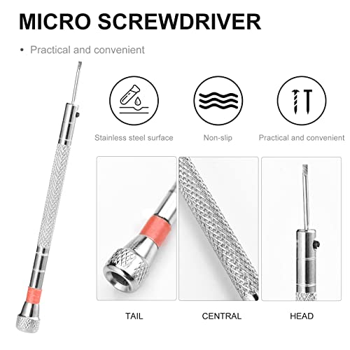 jalan 630 Pcs Tiny Micro Repair Screw Kit Eyeglass Sunglass Repair Kit with Screwdriver for Repair Spectacles, Watch, Jewelry - Image 3