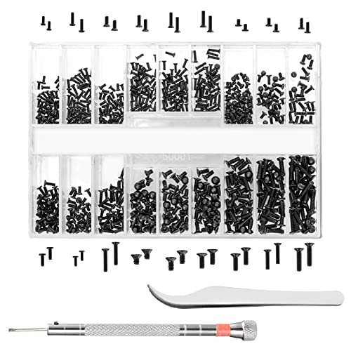jalan 630 Pcs Tiny Micro Repair Screw Kit Eyeglass Sunglass Repair Kit with Screwdriver for Repair Spectacles, Watch, Jewelry - Image 4