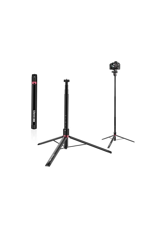 Ulanzi - ULANZI AT-01 Extendable Light Stand Tripod, 59" Portable Vlog Camera Tripod Stand, Aluminum Camera Tripod for Camera Video Light Smartphone, Lightweight for Travel - Image 1