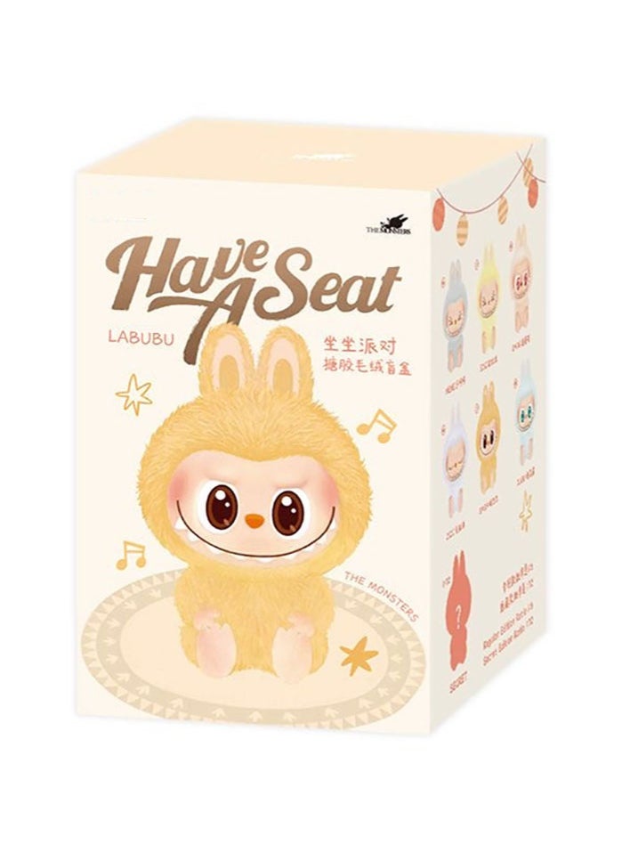null - Labubu Second-Generation Sit-Down Party Series Pop Mart blind box Collectible Toy Art - SINGLE BOX Assorted (1PC only) - Image 1