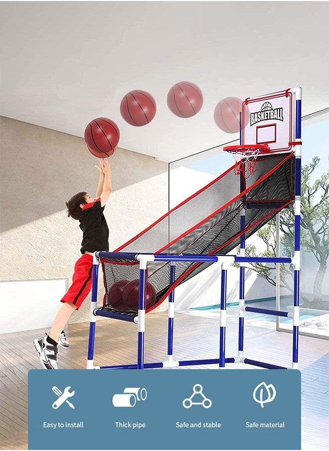 GROIC Arcade Basketball Hoop Game – Basement Toys – Basketball Hoop for Kids – Basketball Game with Hoop Training System –Air Pump Included- Kids Indoor Sports Toys – Fun and Entertaining  - Image 2