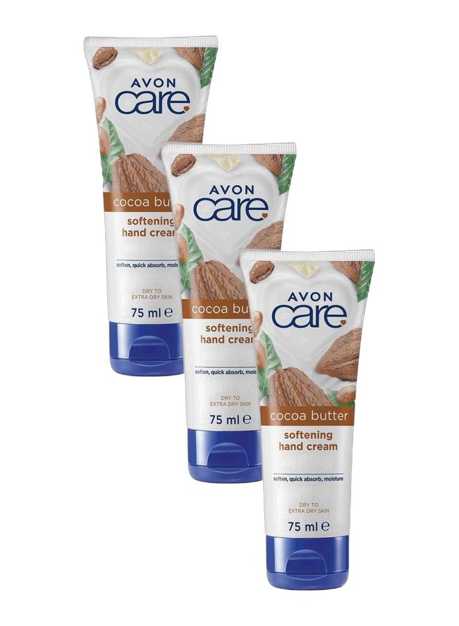 AVON كريم اليدين بزبدة الكاكاو 75 مل - (عبوة من 3) - Image 1