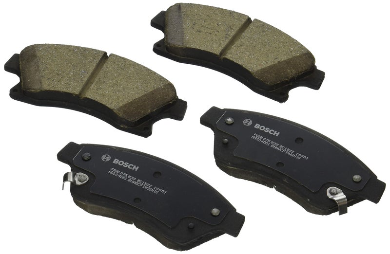 BOSCH BC1522 QuietCast Premium Ceramic Disc Brake Pad Set - Compatible With Select Chevrolet Cruze, Cruze Limited, Sonic; FRONT - Image 1