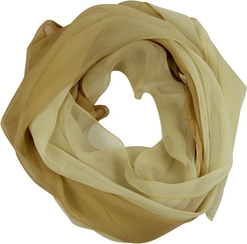 PANTONIGHT Long Chiffon Sheer Scarf Gradient Shaded Colors Lightweight Scarf For Womens - Image 3