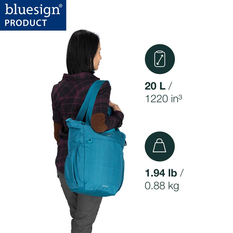 Osprey Poco Baby Changing Tote - Travel Diaper Bag with Changing Pad, Deep Peyto - Image 2