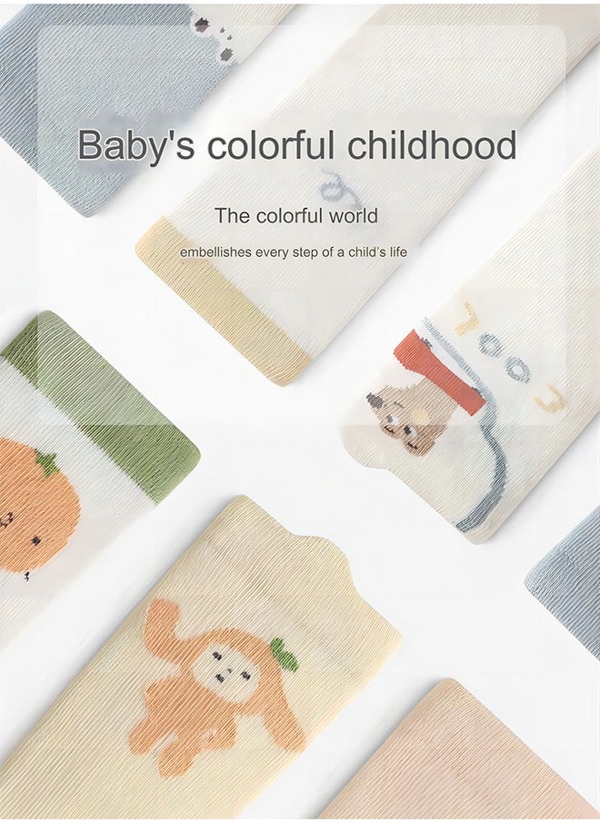 Socks - New High knee Socks For Toddlers, Cartoon Cotton Socks For Newborn Boys And Girls, Essential AccessoriesFor Babies, Breathable Sweat-Absorbent And Deodorant Socks 3-Pack - Image 1
