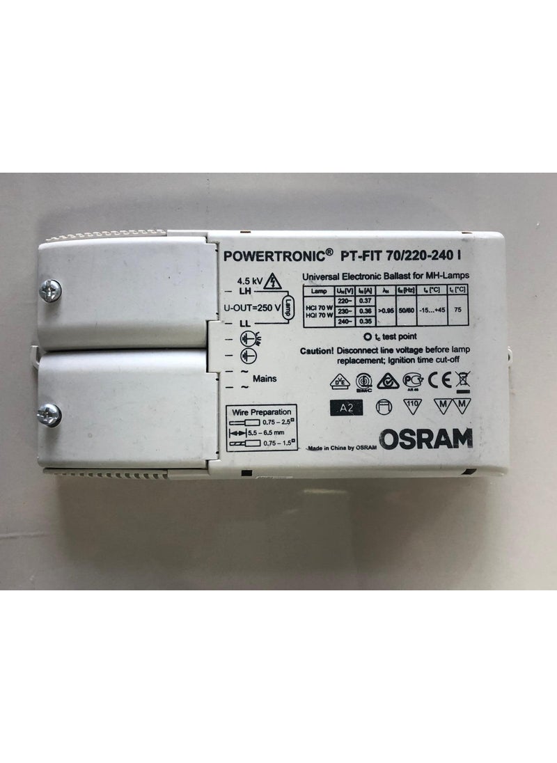 Osram Metal Halide Electronic Ballast Powertronic Pt-Fıt 70W/220-240 I  - Image 2
