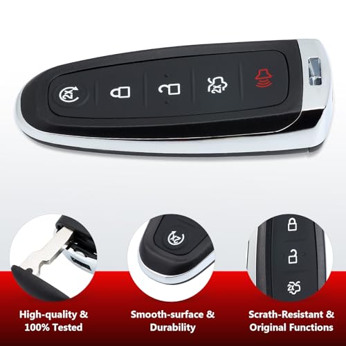 Aichiyu Smart Remote Key Fob Replacement for Ford Escape Titanium 2013-2016 Focus C-Max Maverick 315Mhz ID83 Chip FCC ID: M3N5WY8609, P/N: 164-R7995, CJ5T-15K601-Dx - Image 5