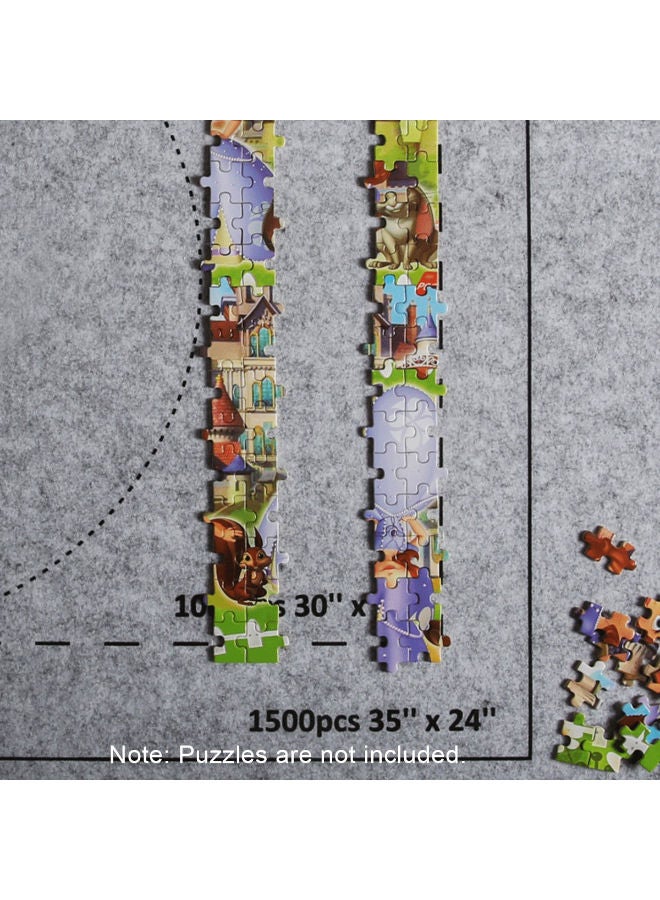 نيبمينينت بساط قابل للطي لتخزين الألغاز 26 x 46بوصة - Image 3