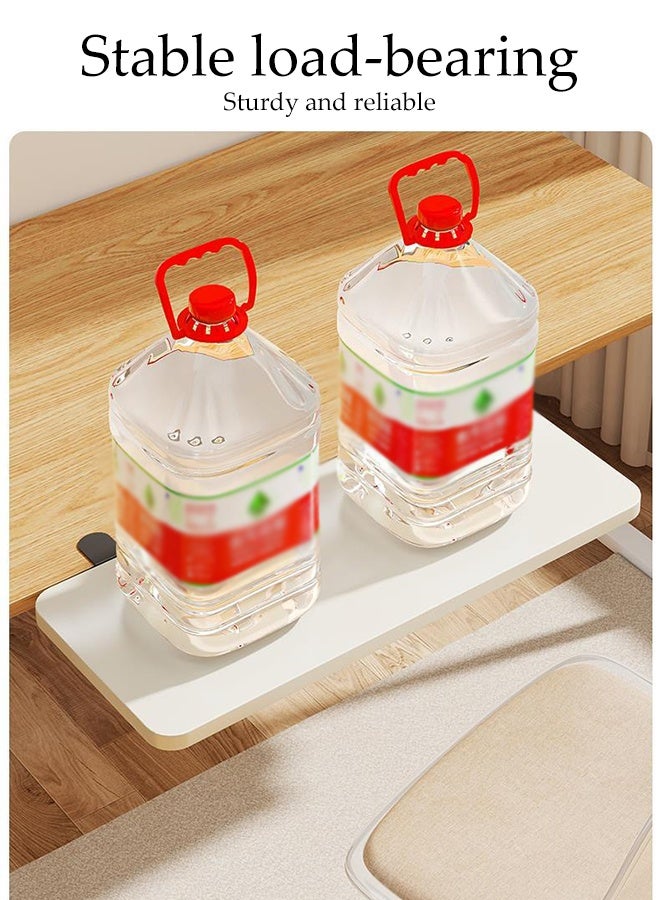 DUNISO Desktop Extension Board,Punch-Free, Ergonomic Desk Extender Tray - Clamp-on Extension Shelf for Computer Arm Support for Home Office Comfort & Productivity - Image 4