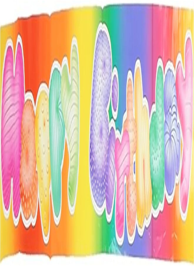 Party - Party happy birthday print banner set, 10084 multi color - Image 1