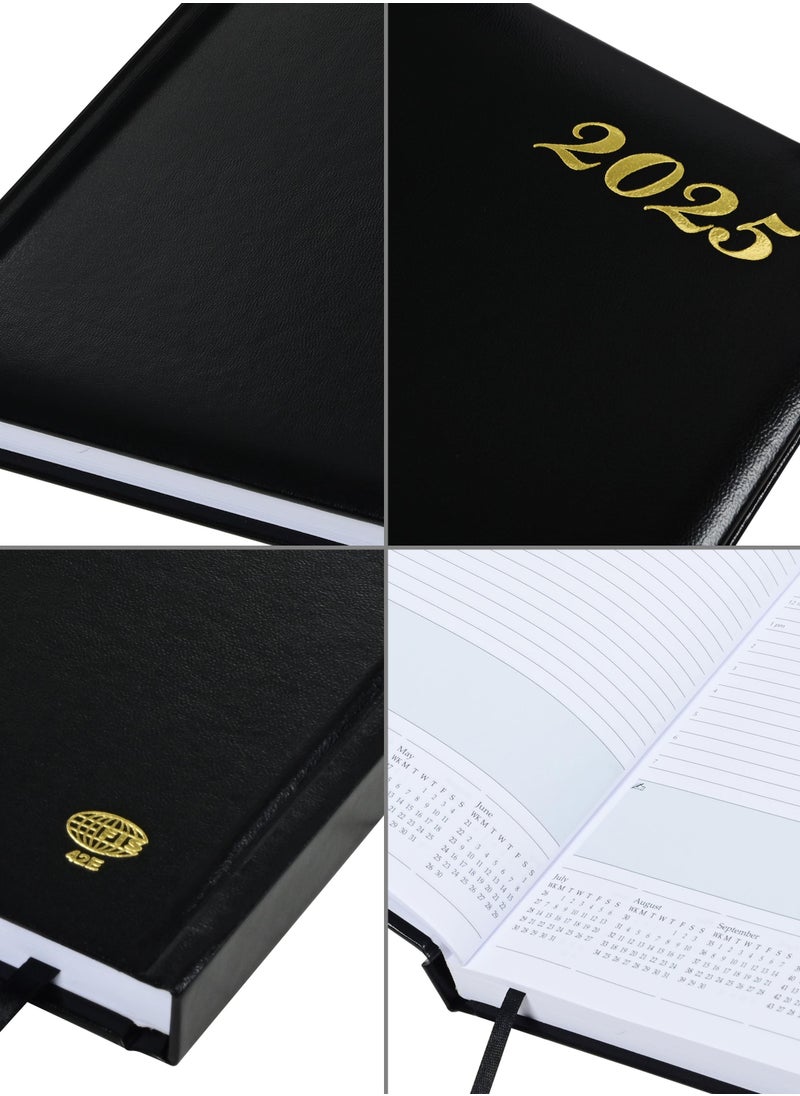 FIS FIS A4 Diary 2025 English (Golden Corners) Black - FSDI42E25BK  - Image 3