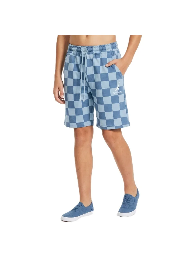 Boys Checkered Printed Shorts