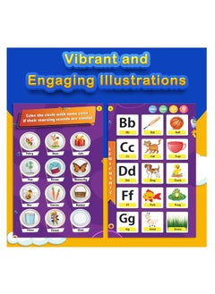 Kiddale Pack of 3 Musical Interactive Children Sound Books:Phonics,Trip to Zoo,Home & Neighbourhood|Ideal Gift for Toddler|E Learning Book|Smart Intelligent Activity Books|Nursery Rhymes|Talking Book  - Image 3
