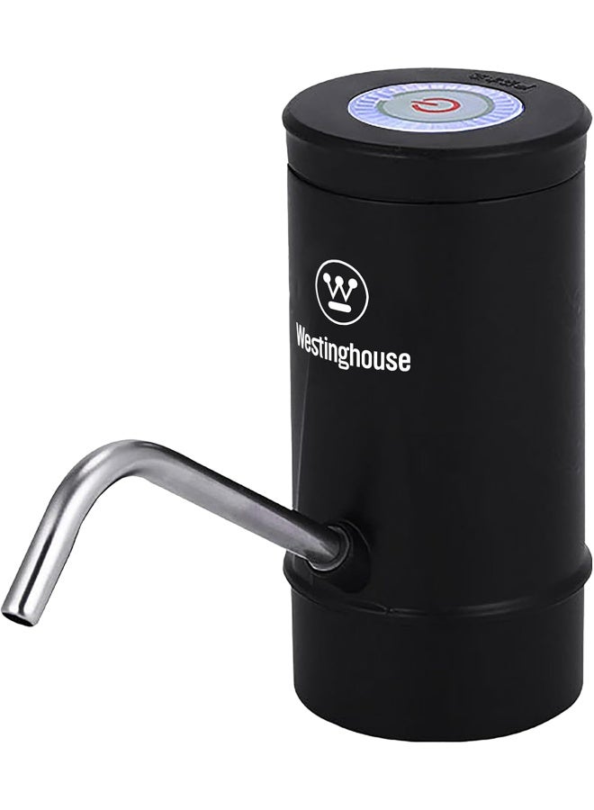 Westinghouse مضخة مياه قابلة لإعادة الشحن عبر USB من ويستنجهاوس | تصميم محمول | تحكم بزر اللمس | ضوء LED مدمج | مثالية للمياه المعبأة - Image 2