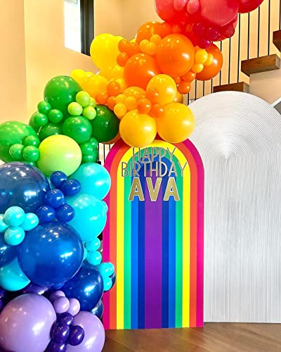 KBZVNAF Rainbow Balloons Latex Party Balloons 50 Pack 12 inch Helium Assorted Bright Balloons for Wedding Baby Shower Birthday Party Decorations - Image 5