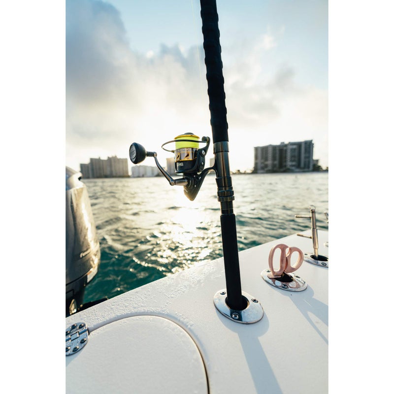 PENN 6â€™6â€ Battle III Fishing Rod and Reel Spinning Combo, 6â€™6â€, 1 Graphite Composite Fishing Rod with 6 Reel, Durable, Break Resistant and Lightweight,Black/Gold - Image 2