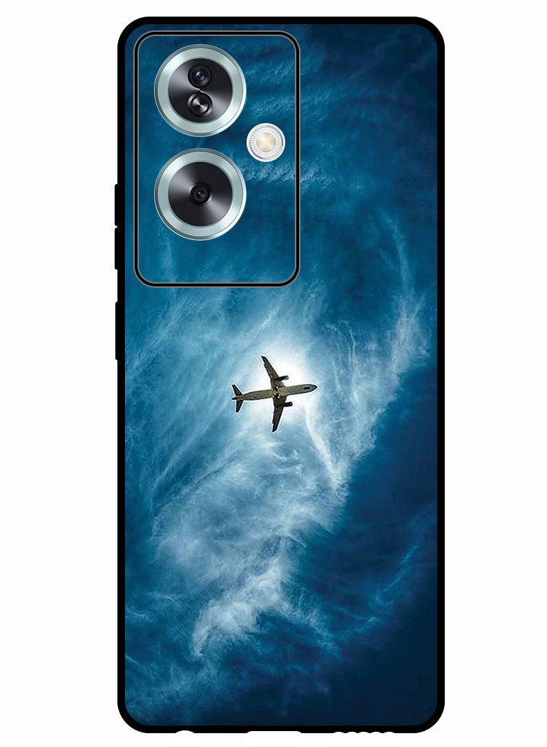 Theodor Protective Case Anti Scratch Shock Proof Bumper Cover For Oppo A2 Plane In The Sky - Image 1