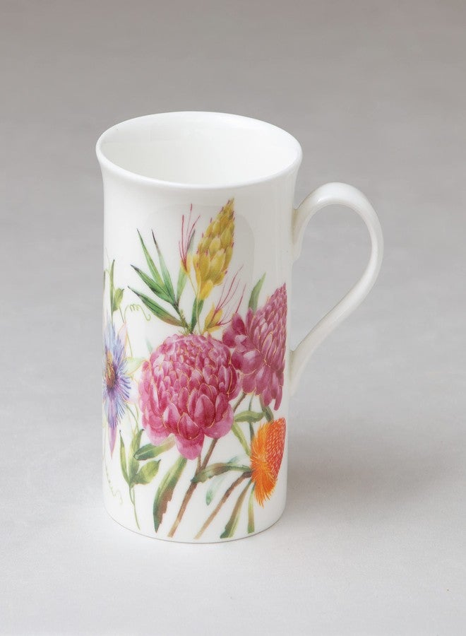 Grace Teaware Bone China Coffee Tea Mugs 9-Ounce, Assorted Set of 4 (Beautiful Garden) - Image 4