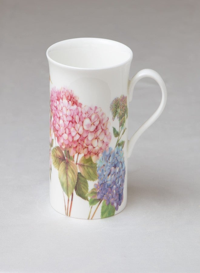 Grace Teaware Bone China Coffee Tea Mugs 9-Ounce, Assorted Set of 4 (Beautiful Garden) - Image 3
